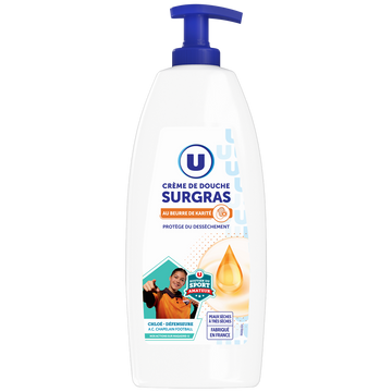 U Crème de douche surgras, 750ml