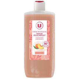 U Crème de douche pêche abricot, 250ml