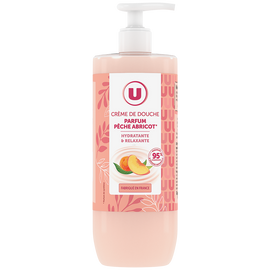 U Crème de douche pêche abricot, 750ml