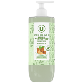 U Crème de douche amande douce, 750ml