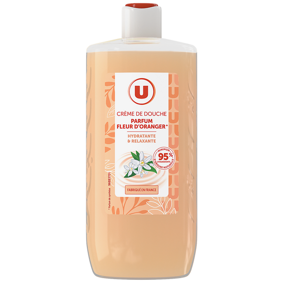 U Crème de douche fleur d'oranger, 250ml
