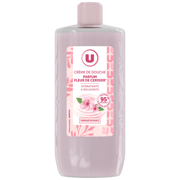 U Crème de douche fleur de cerisier, 250ml