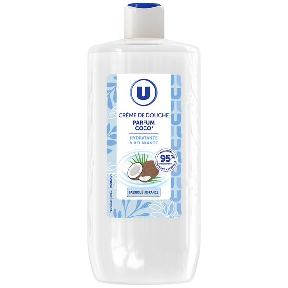 U Crème de douche coco, 250ml