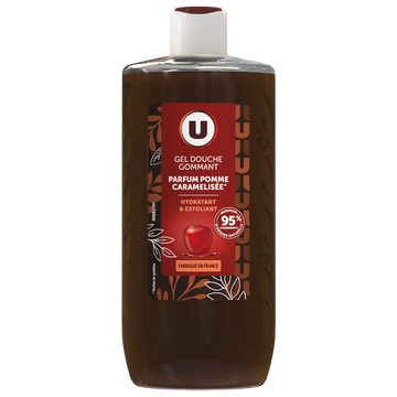 U Gel douche gommant pomme, 250ml