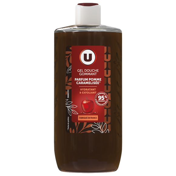 U Gel douche gommant pomme, 250ml