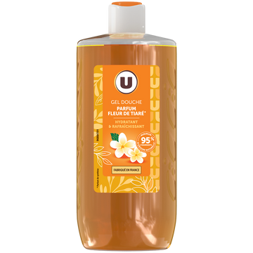 U Gel douche fleur de tiaré, flacon 250ml