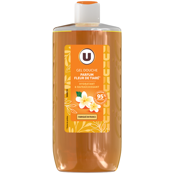 U Gel douche fleur de tiaré, flacon 250ml