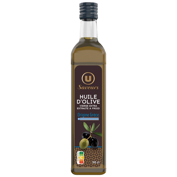 U SAVEURS Huile d'olive vierge extra origine Grèce - 500ml