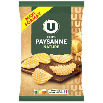 U Chips Paysanne nature - 300g