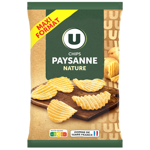 U Chips Paysanne nature - 300g
