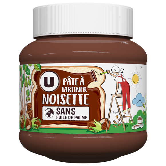 U Pate à tartiner aux noisettes 750g