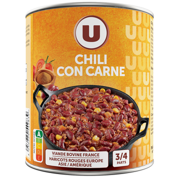 U Chili con carne bte 4/4 820g