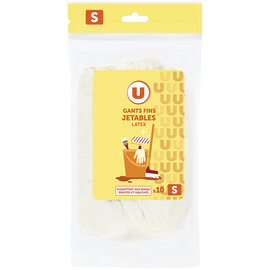 U Gants non doubles ARIX taille S X10