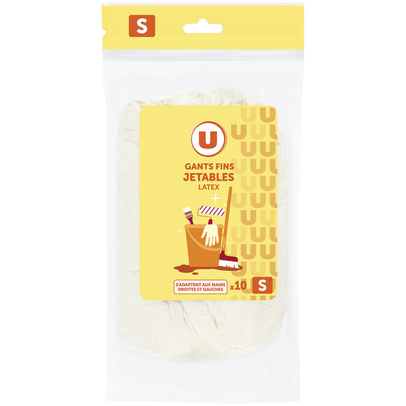 U Gants non doubles ARIX taille S X10