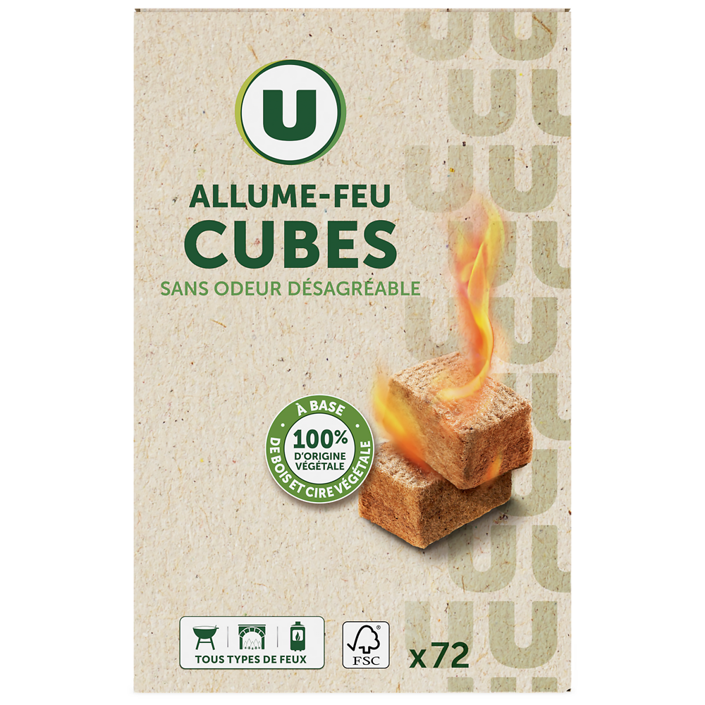 U Allume feu d'origine végétale, x72