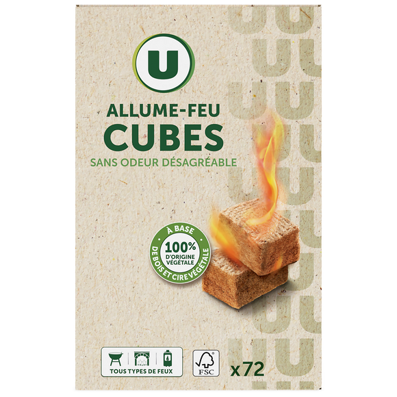 U Allume feu d'origine végétale, x72