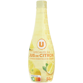 U Spécialité au jus de citron et a l'huile essentielle de citron - 50cl