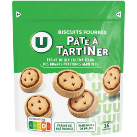 U Biscuit fourré pâte à tartiner 240g