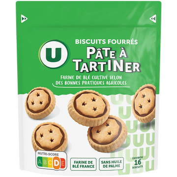 U Biscuit fourré pâte à tartiner 240g
