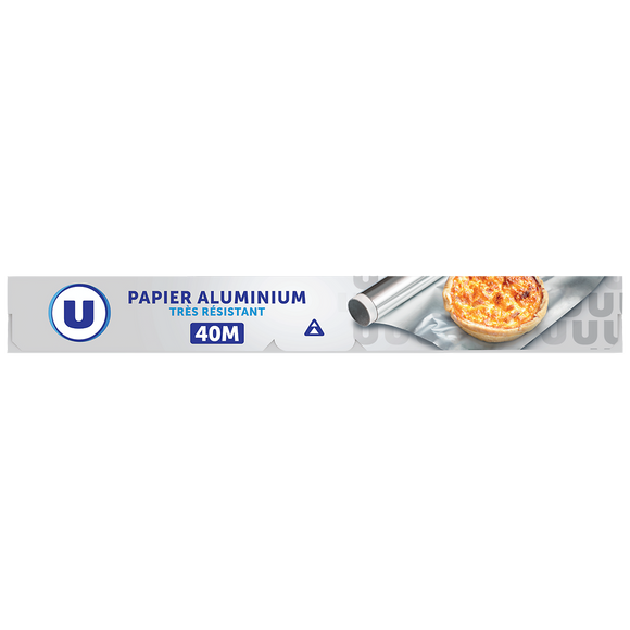 U Rouleau de papier aluminium U 40 mètres