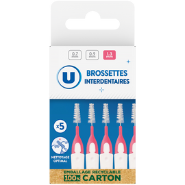 U Brossette interdentaire 1,3mm X5