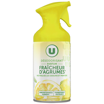 U Désodorisant U fraîcheur d'agrumes 250ml