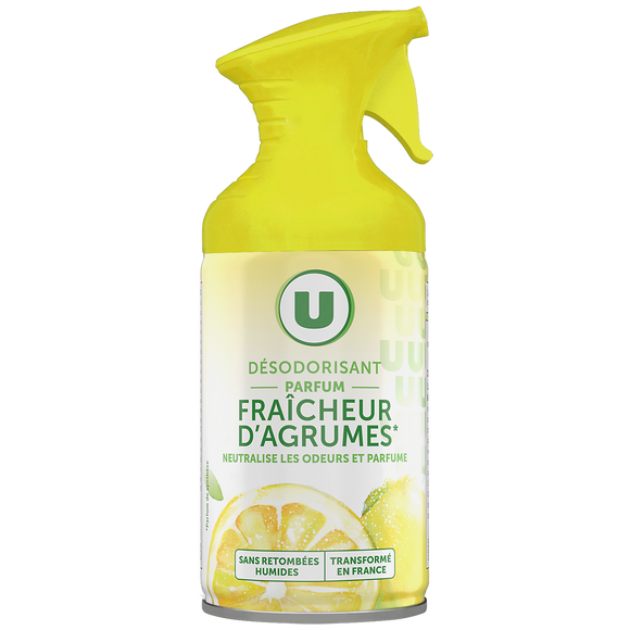 U Désodorisant U fraîcheur d'agrumes 250ml