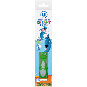 U Brosse à Dent enfant 3/6 ans x3