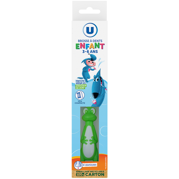 U Brosse à Dent enfant 3/6 ans x3