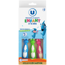U Brosse à Dent enfant 3/6 ans x3-2