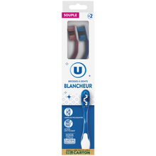 U Brosse à Dent blancheur souple x2