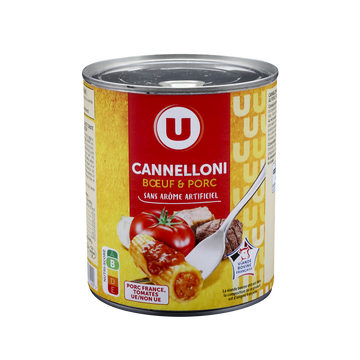 U Cannelloni porc boeuf VBF, boîte 800g