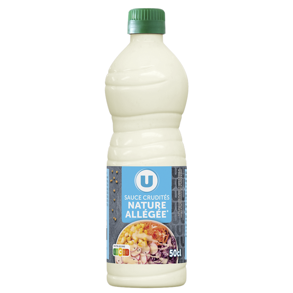 U Sauce crudités nature allégée 50cl