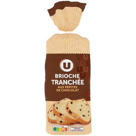 U Brioche Tranchée aux pépites de chocolat 500g