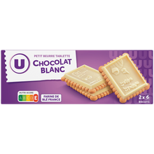 U Petit beurre chocolat blanc, tablette 150g