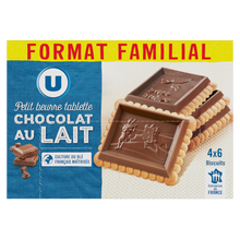 U Petit Beurre tablette chocolat lait, 300g