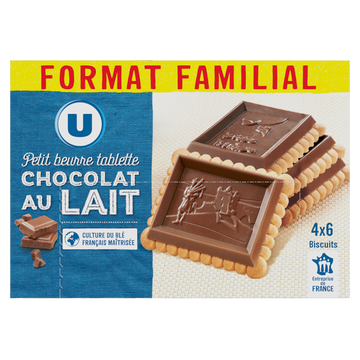 U Petit Beurre tablette chocolat lait, 300g