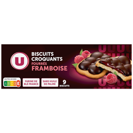 U Petit beurre tablette sensation framboise - 130G