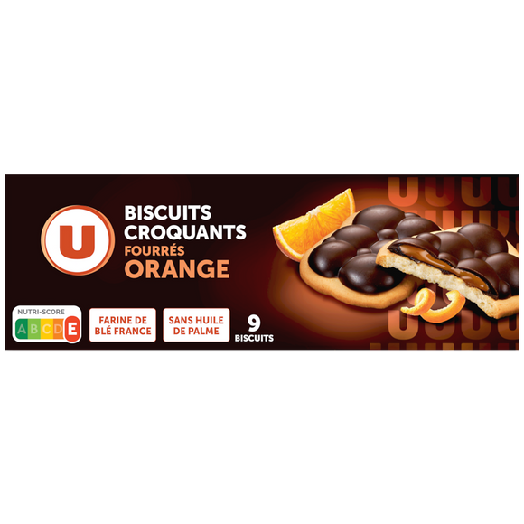 U Petit beurre tablette sensation orange - 130G