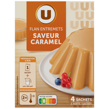 U Préparation Entremets pour flan caramel, 4 doses, 180g