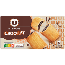 U Gâteau P'tit fourré cacao, pocket x16 300g