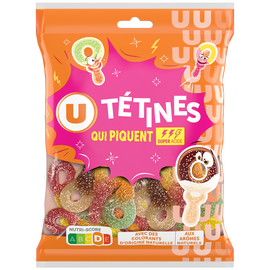 U Bonbons gélifiés tétines - sachet de 250g