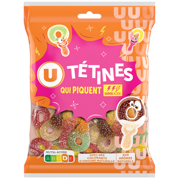 U Bonbons gélifiés tétines - sachet de 250g