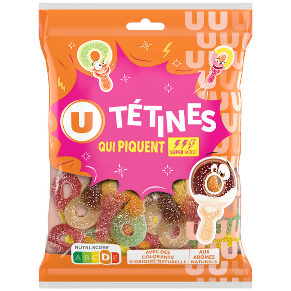 U Bonbons gélifiés tétines - sachet de 250g