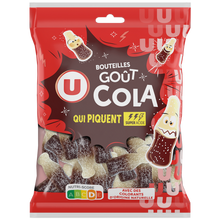 U Bonbons Gélifiés bouteilles cola - sachet 250g