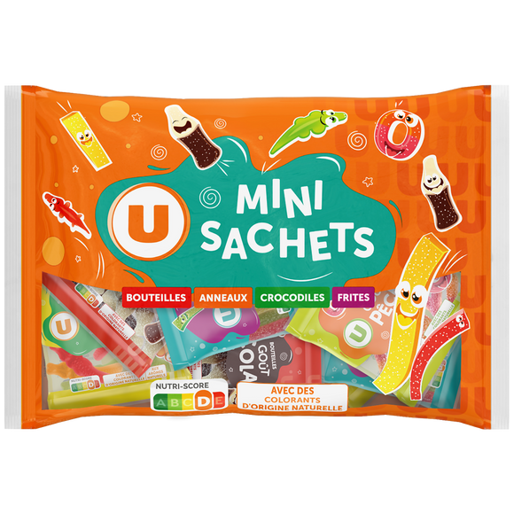 U Assortiment de bonbons gélifiés - multipack 360g
