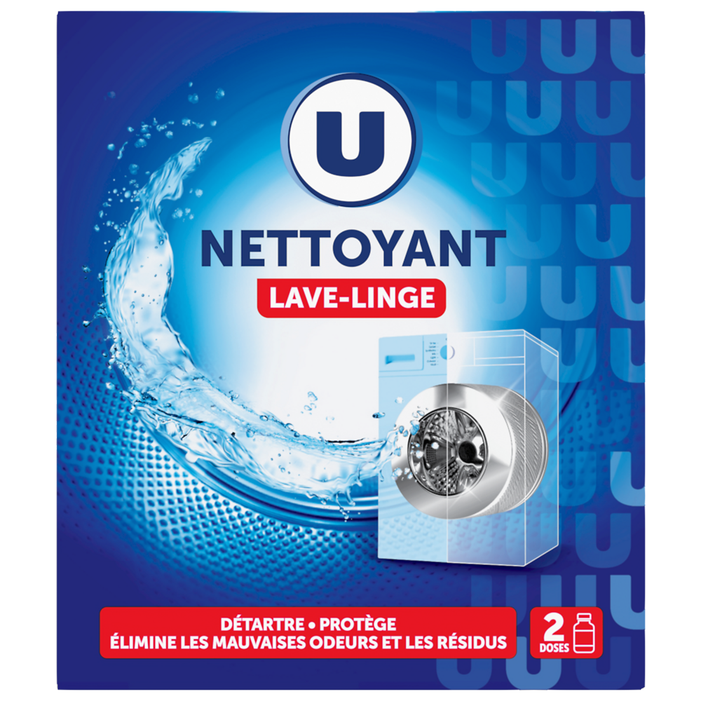 U Nettoyant lave linge 2x250ml
