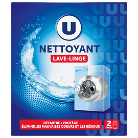 U Nettoyant lave linge 2x250ml