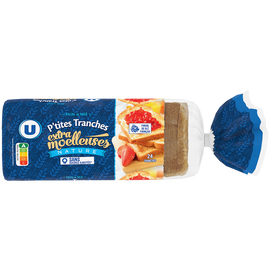 U Pain de mie moule ouvert, 500 g