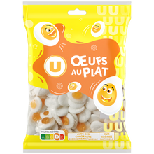 U Bonbons gélifiés Oeufs au Plat - sachet 250g
